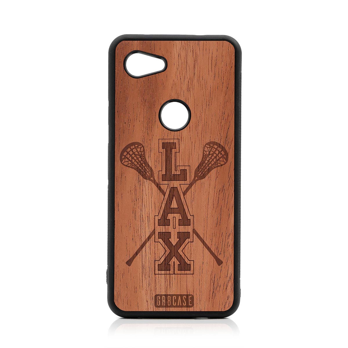 Lacrosse (LAX) Sticks Design Wood Case Google Pixel 3A XL by GR8CASE