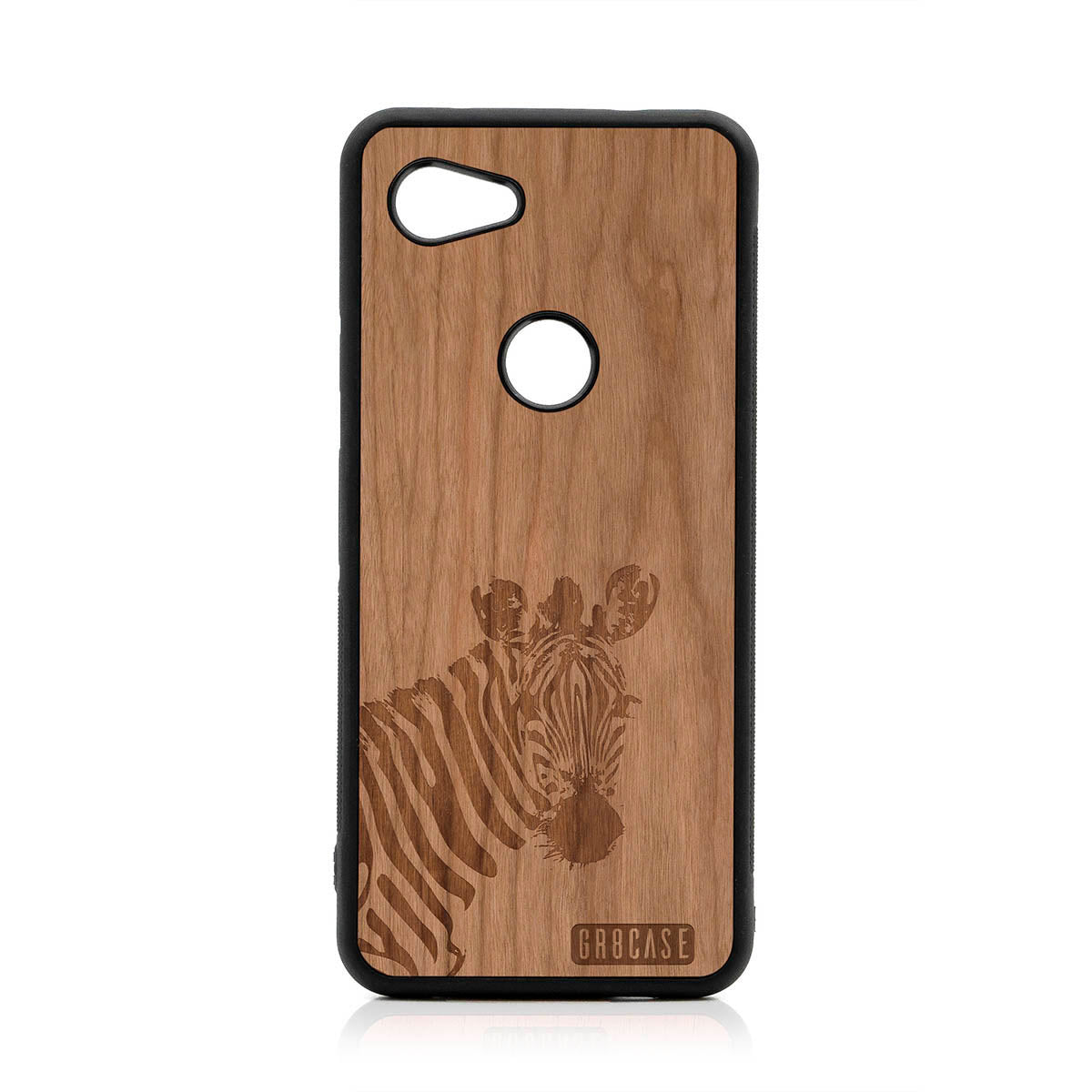 Lookout Zebra Design Wood Case For Google Pixel 3A XL
