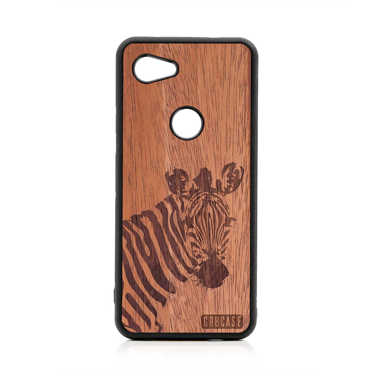 Lookout Zebra Design Wood Case For Google Pixel 3A XL