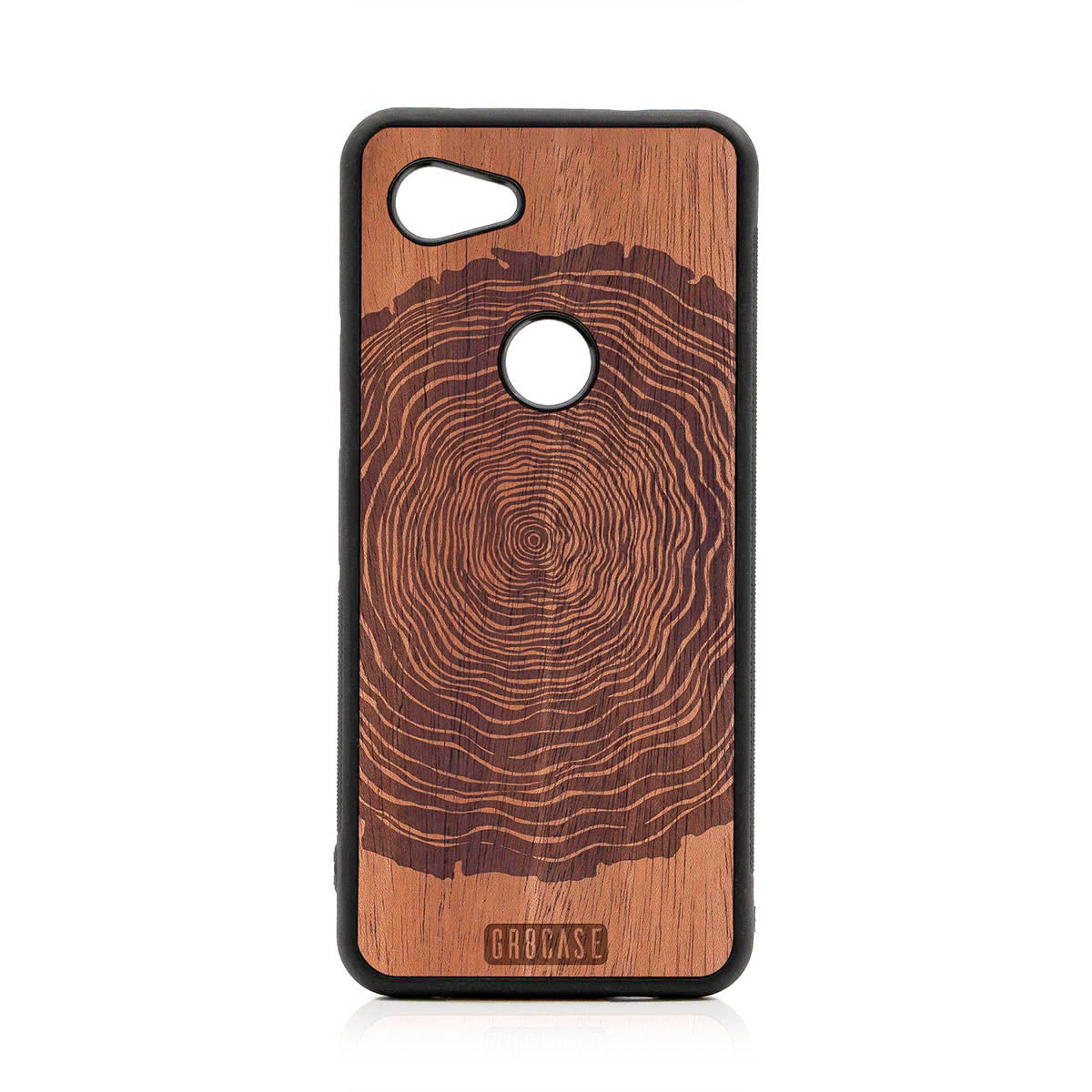 Tree Rings Design Wood Case For Google Pixel 3A XL