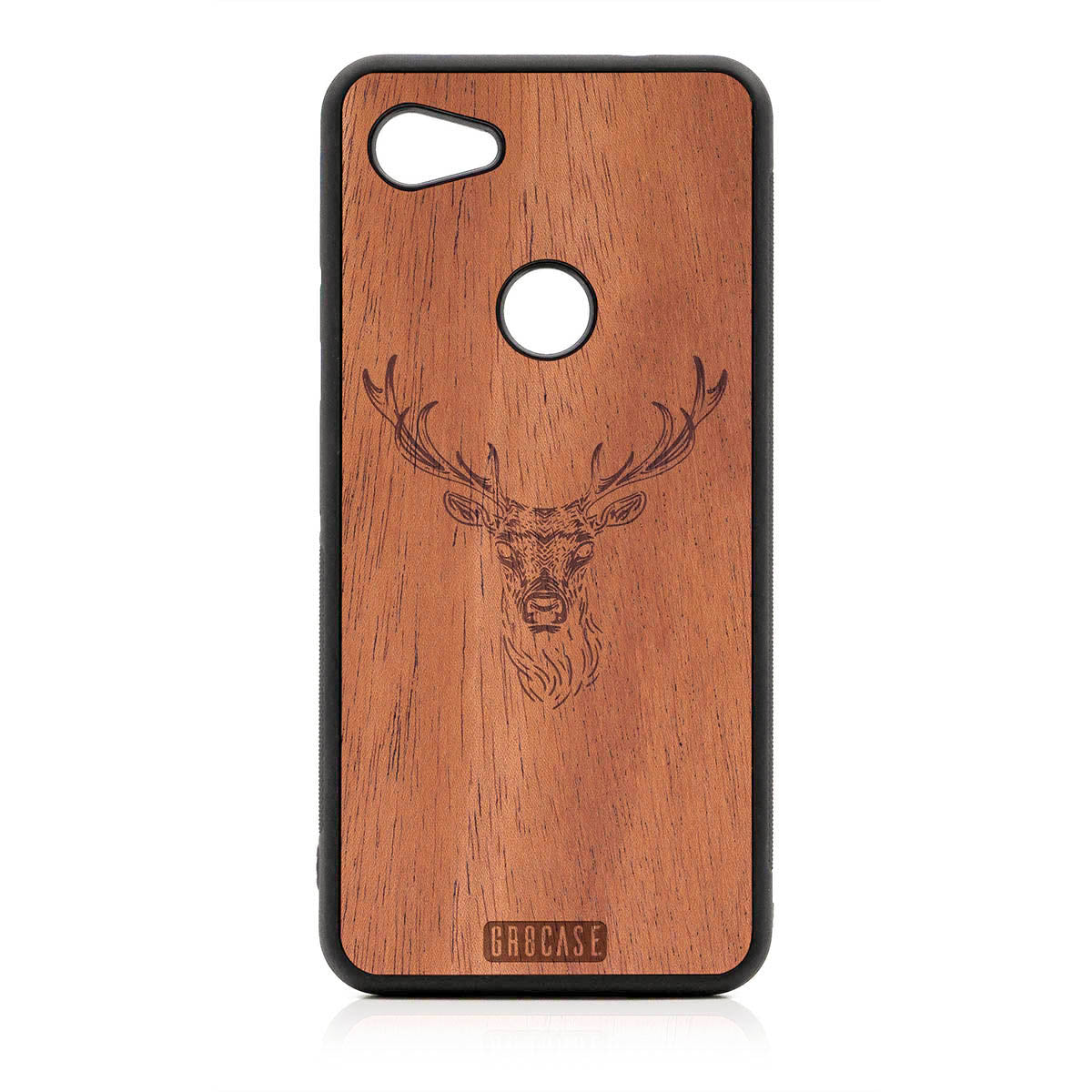 Elk Buck Design Wood Case For Google Pixel 3A by GR8CASE
