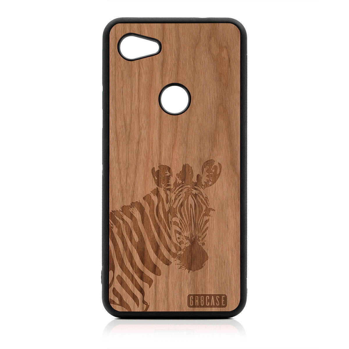 Lookout Zebra Design Wood Case For Google Pixel 3A