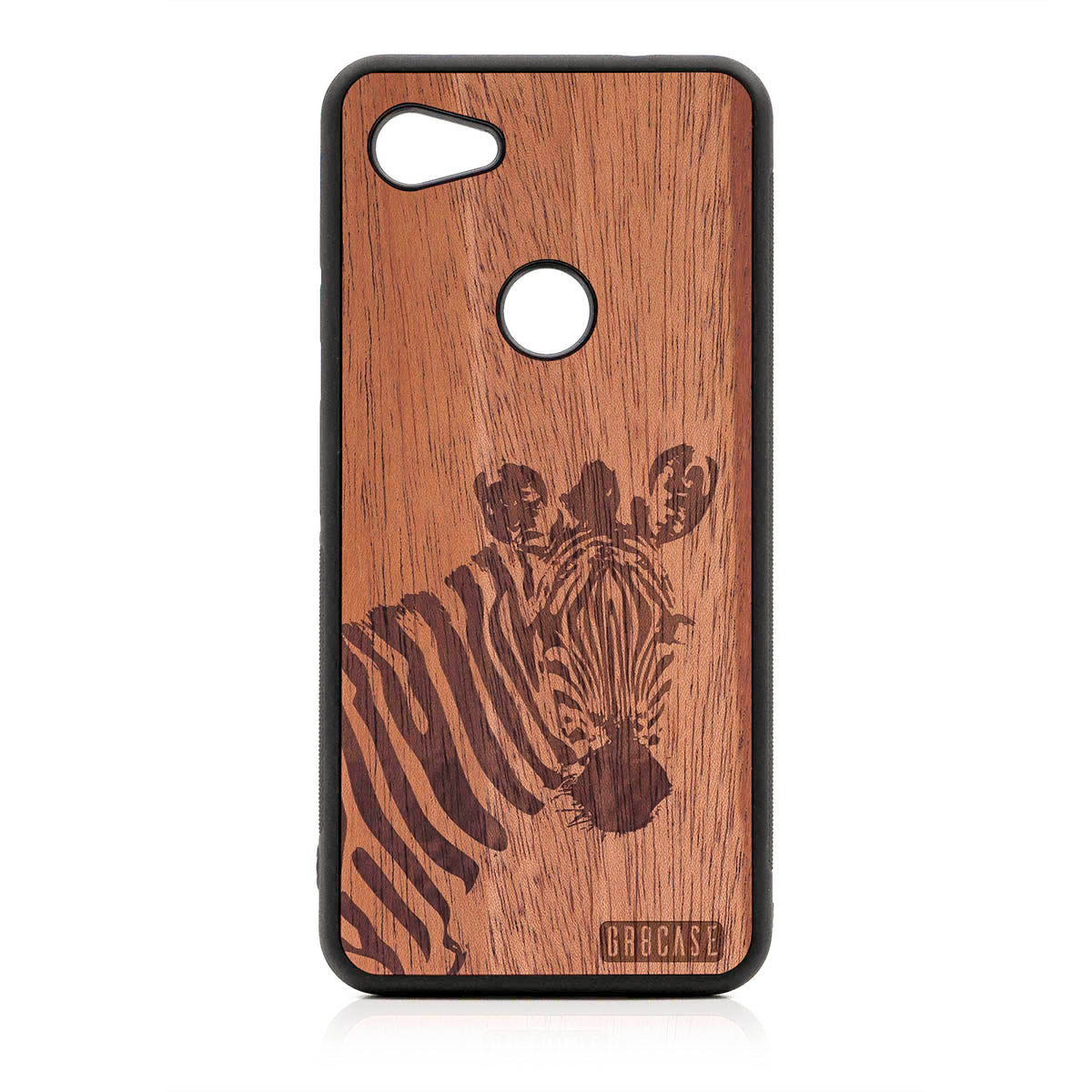Lookout Zebra Design Wood Case For Google Pixel 3A