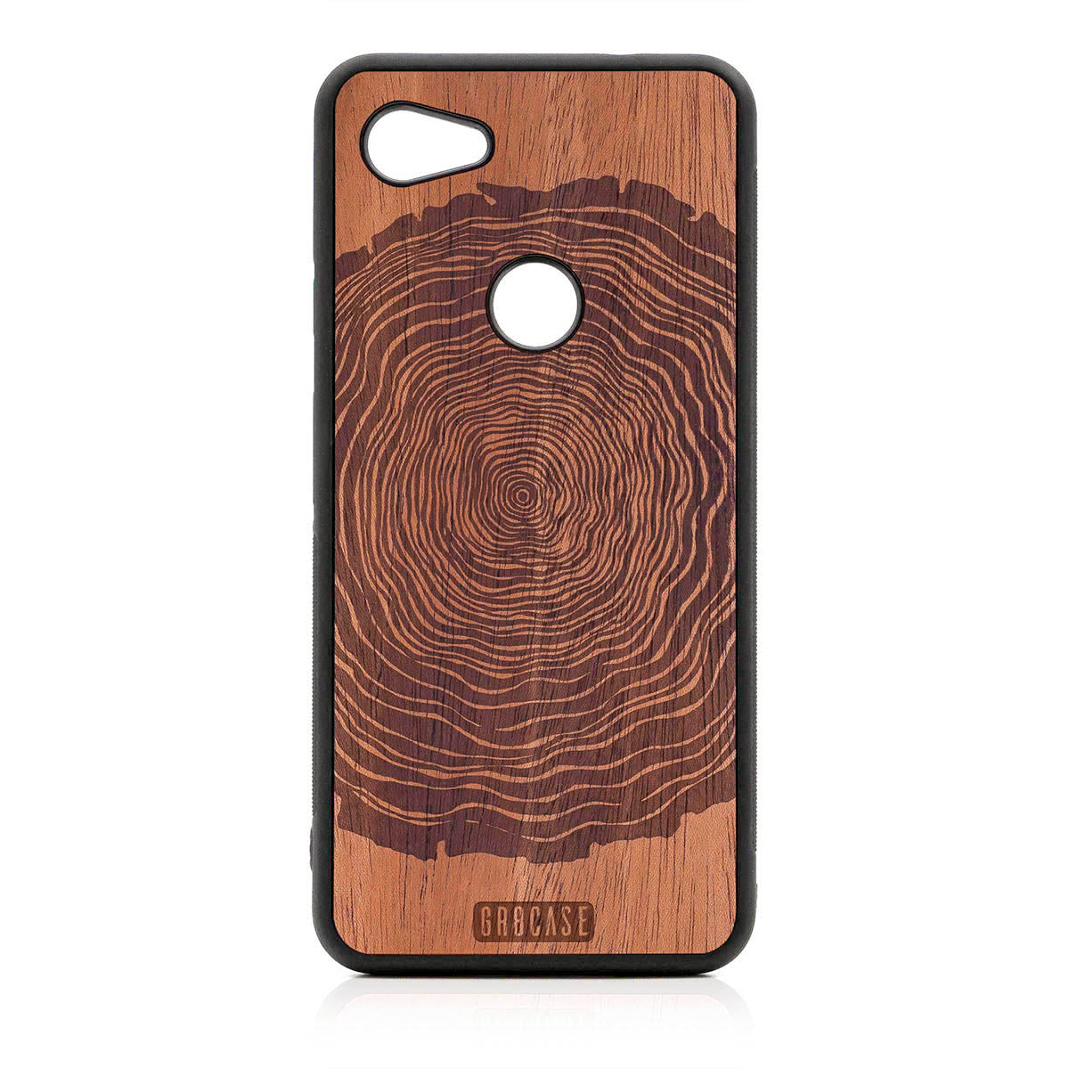 Tree Rings Design Wood Case For Google Pixel 3A