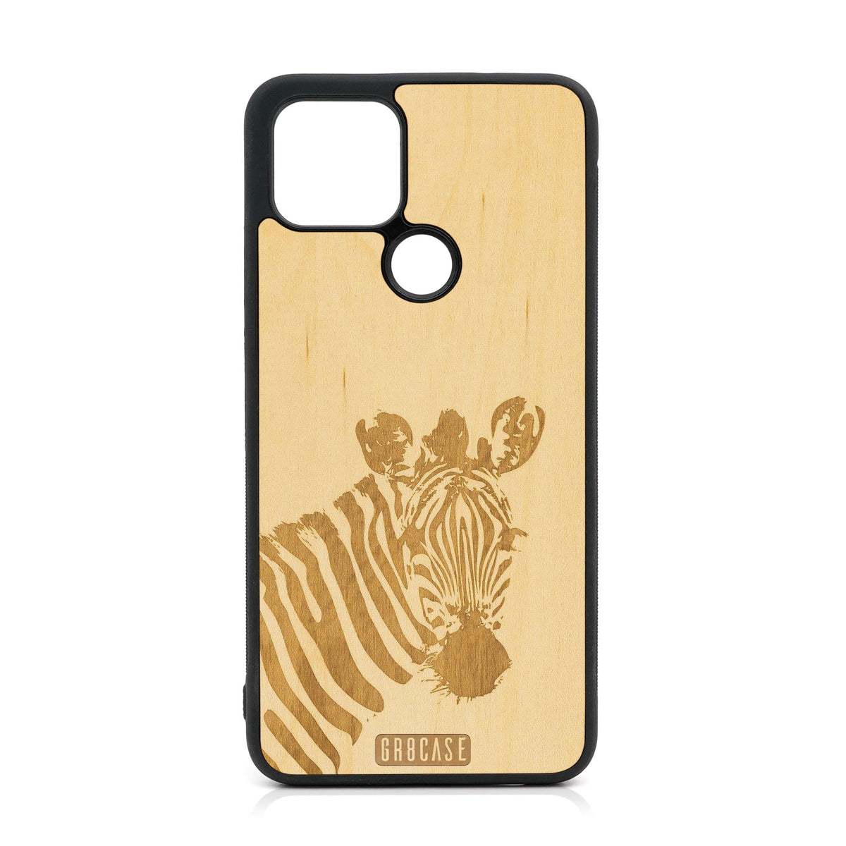 Lookout Zebra Design Wood Case For Google Pixel 5 XL/4A 5G