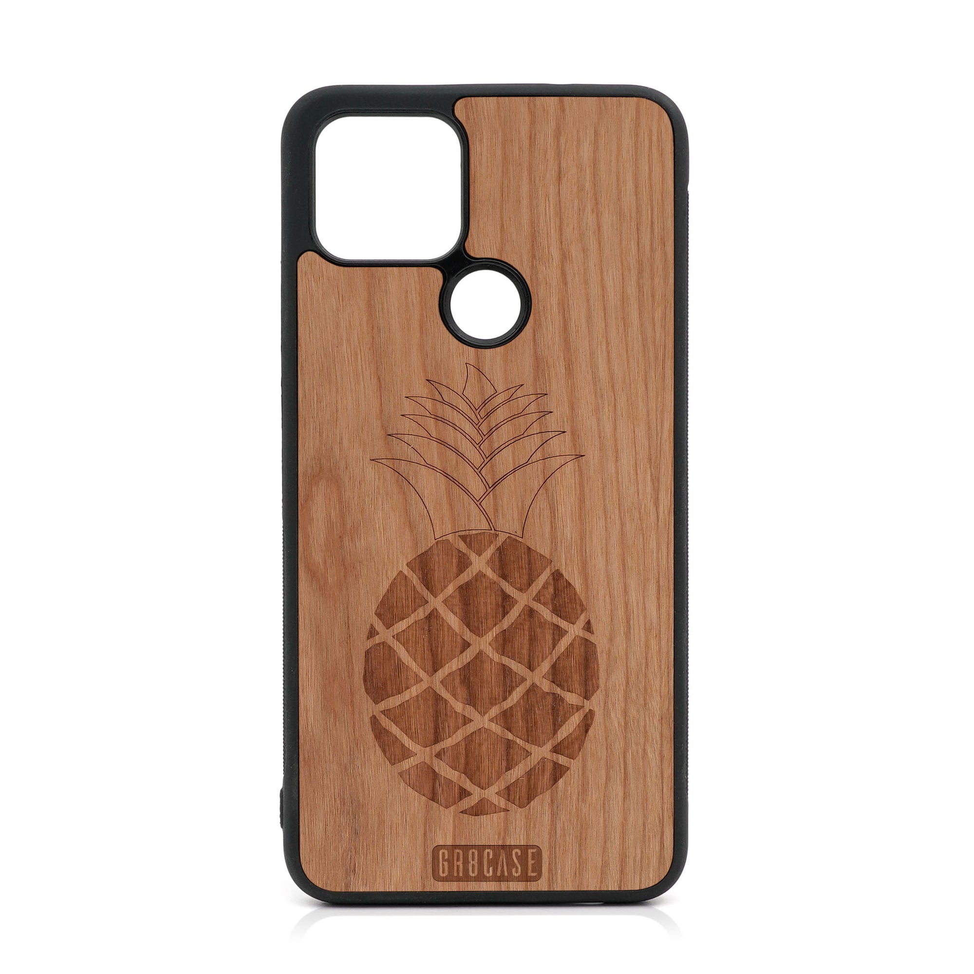 Pineapple Design Wood Case For Google Pixel 5 XL/4A 5G