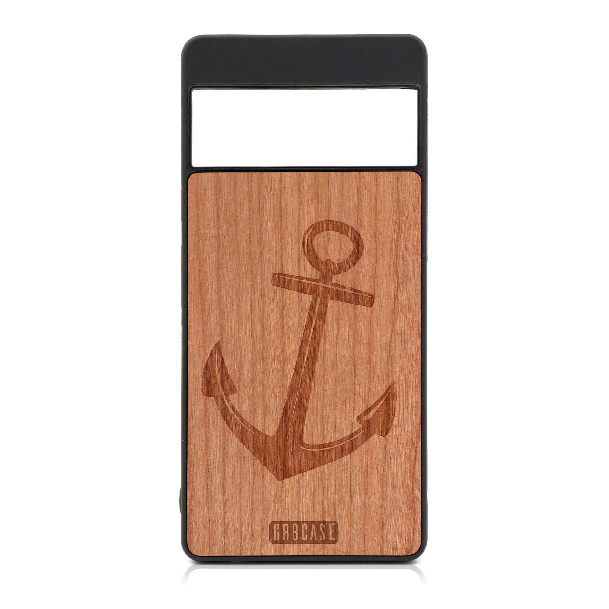 Anchor Design Wood Case For Google Pixel 6