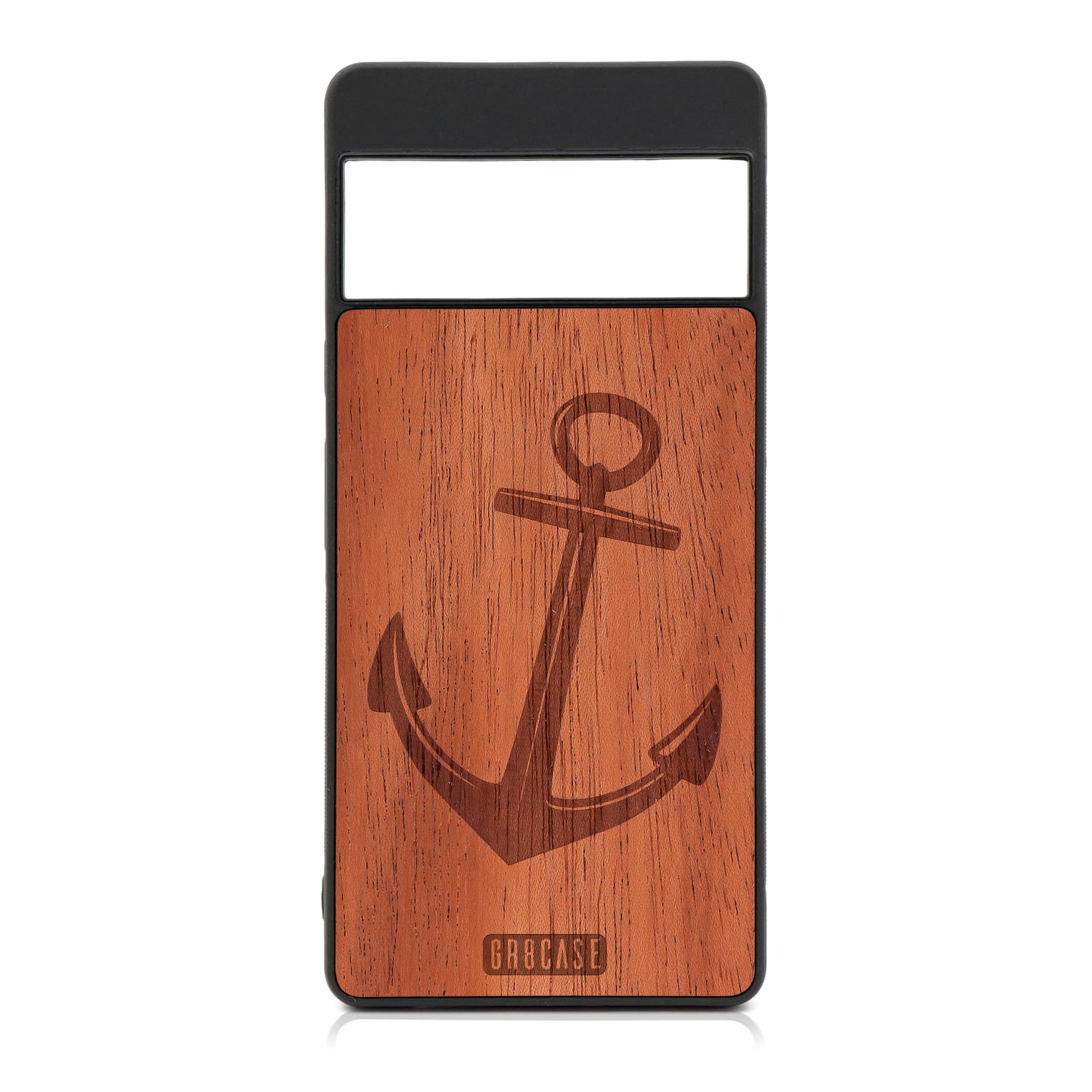 Anchor Design Wood Case For Google Pixel 6