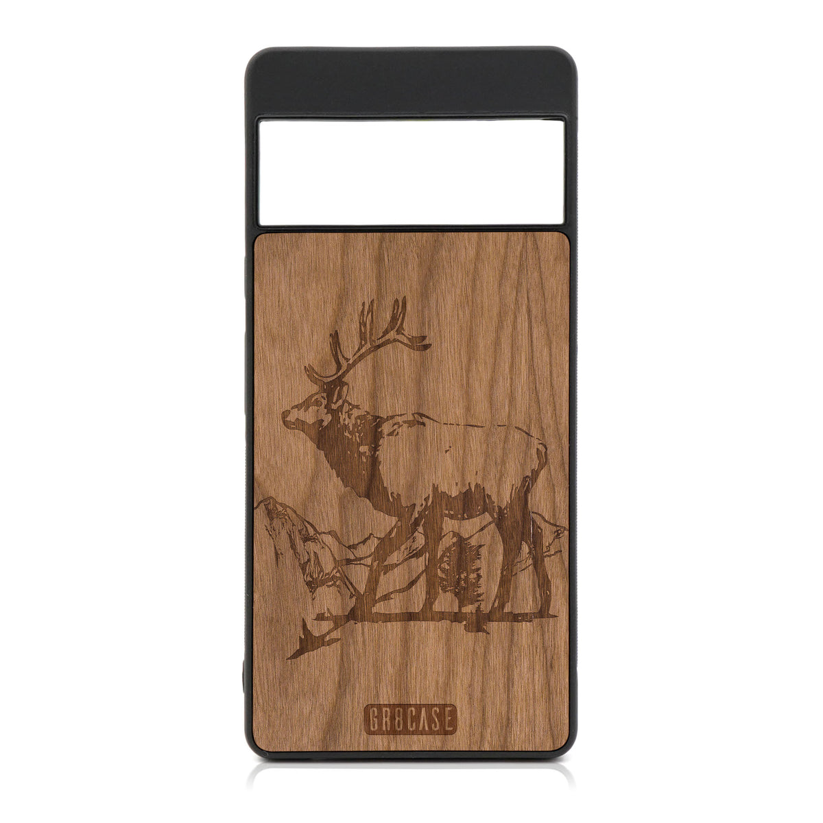 Elk Design Wood Case For Google Pixel 6
