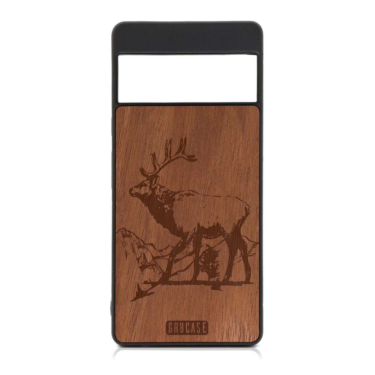 Elk Design Wood Case For Google Pixel 6