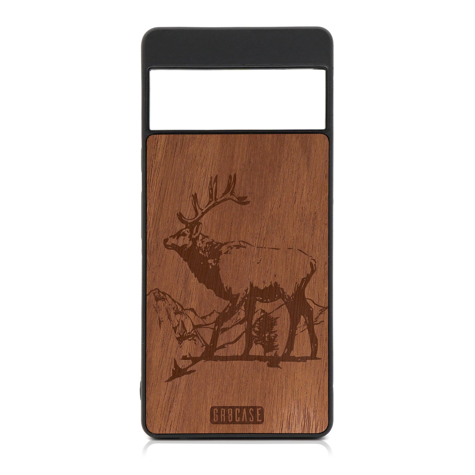 Elk Design Wood Case For Google Pixel 6