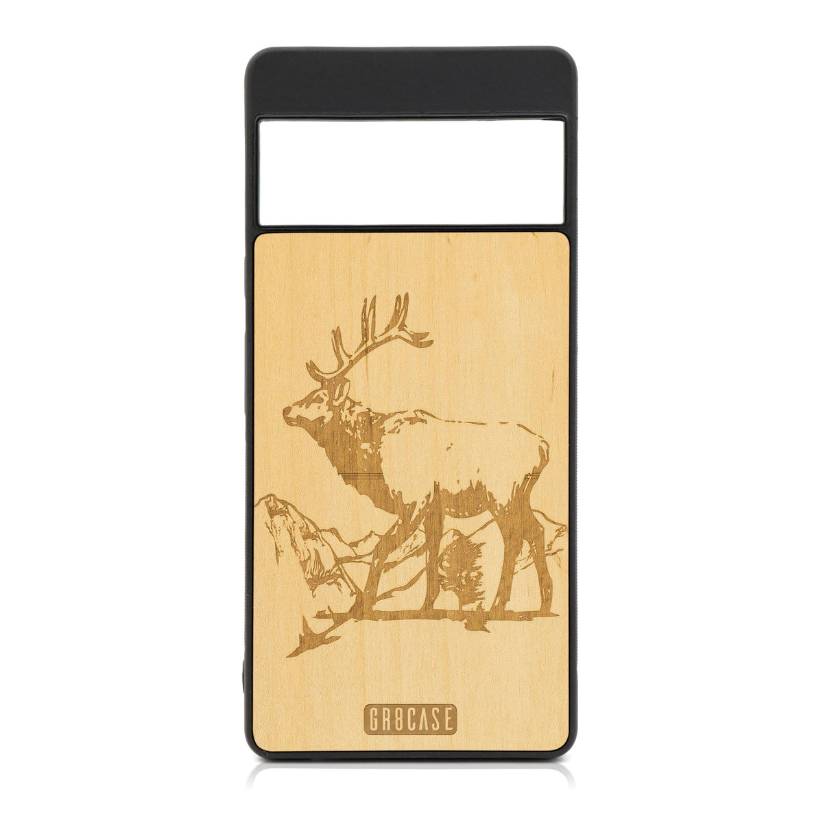 Elk Design Wood Case For Google Pixel 6