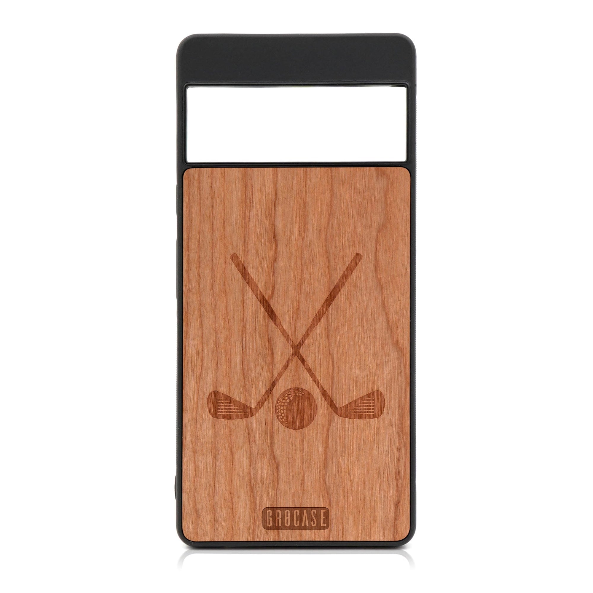 Golf Design Wood Case For Google Pixel 7