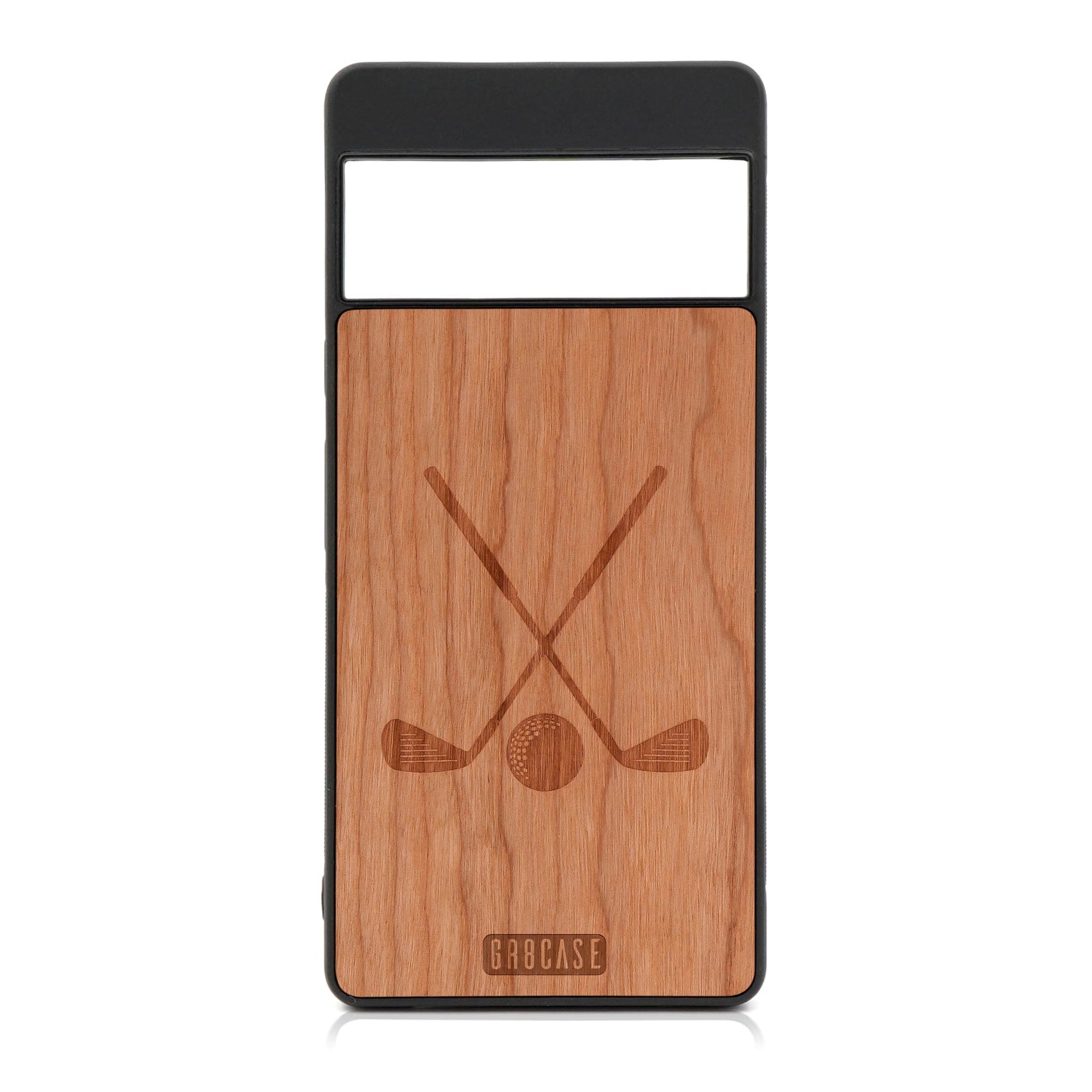 Golf Design Wood Case For Google Pixel 6A