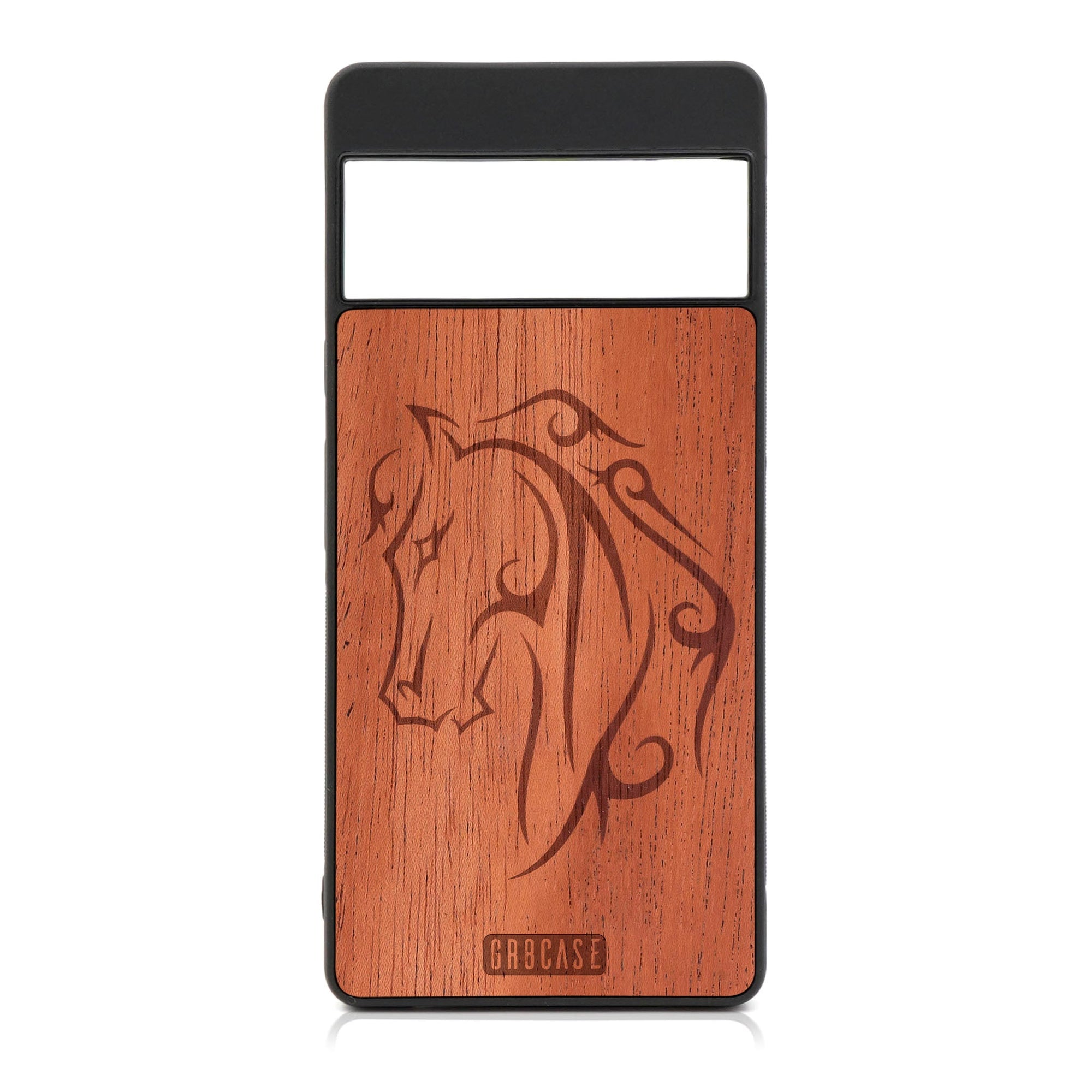 Horse Tattoo Design Wood Case For Google Pixel 6 Pro