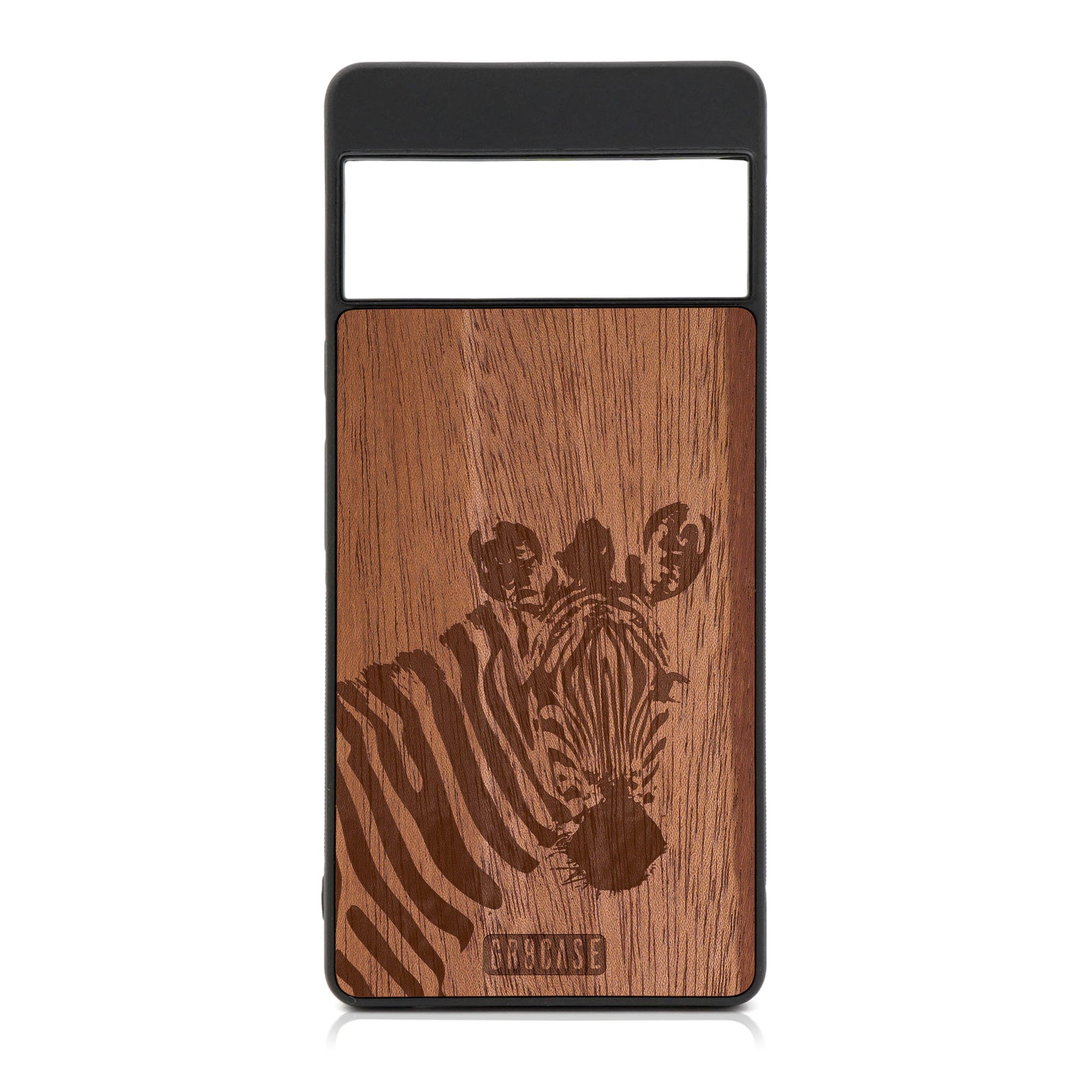 Lookout Zebra Design Wood Case For Google Pixel 6