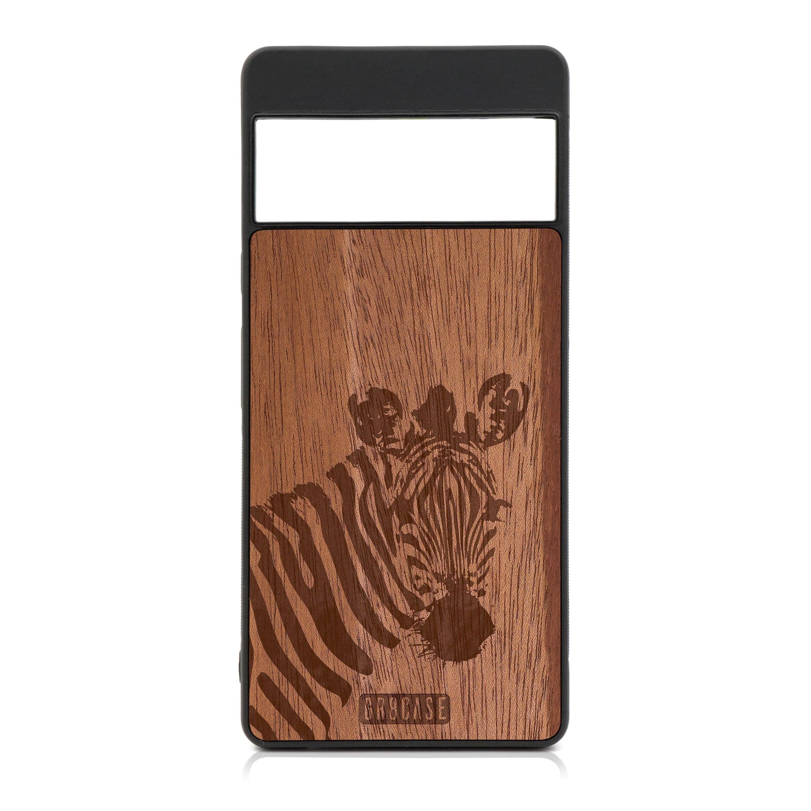 Lookout Zebra Design Wood Case For Google Pixel 6 Pro