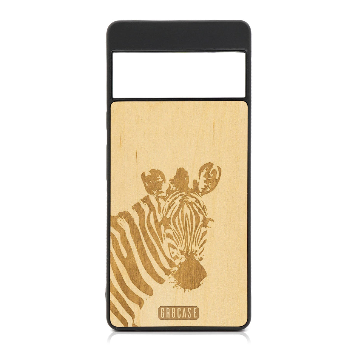 Lookout Zebra Design Wood Case For Google Pixel 7 Pro