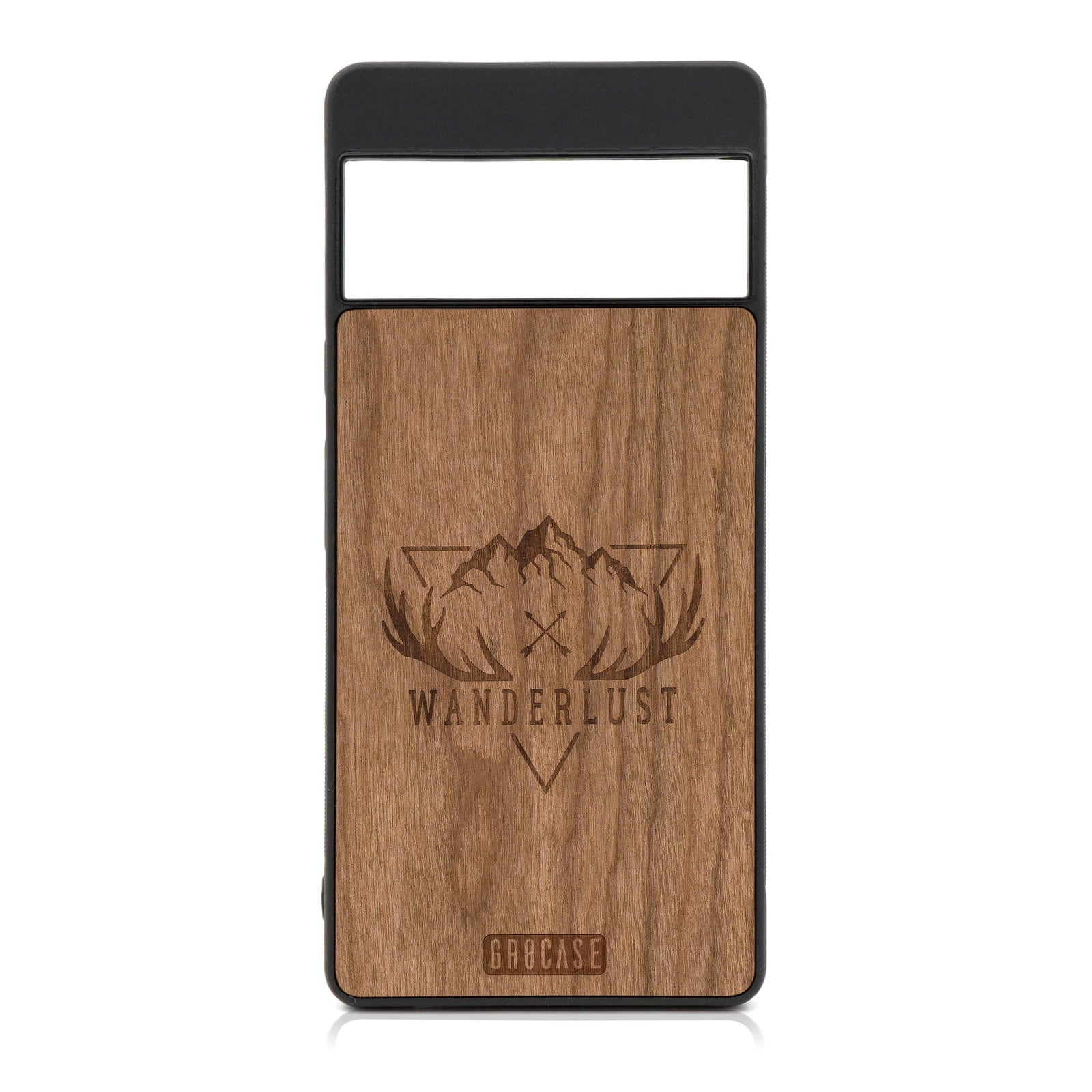 Wanderlust Design Wood Case For Google Pixel 7