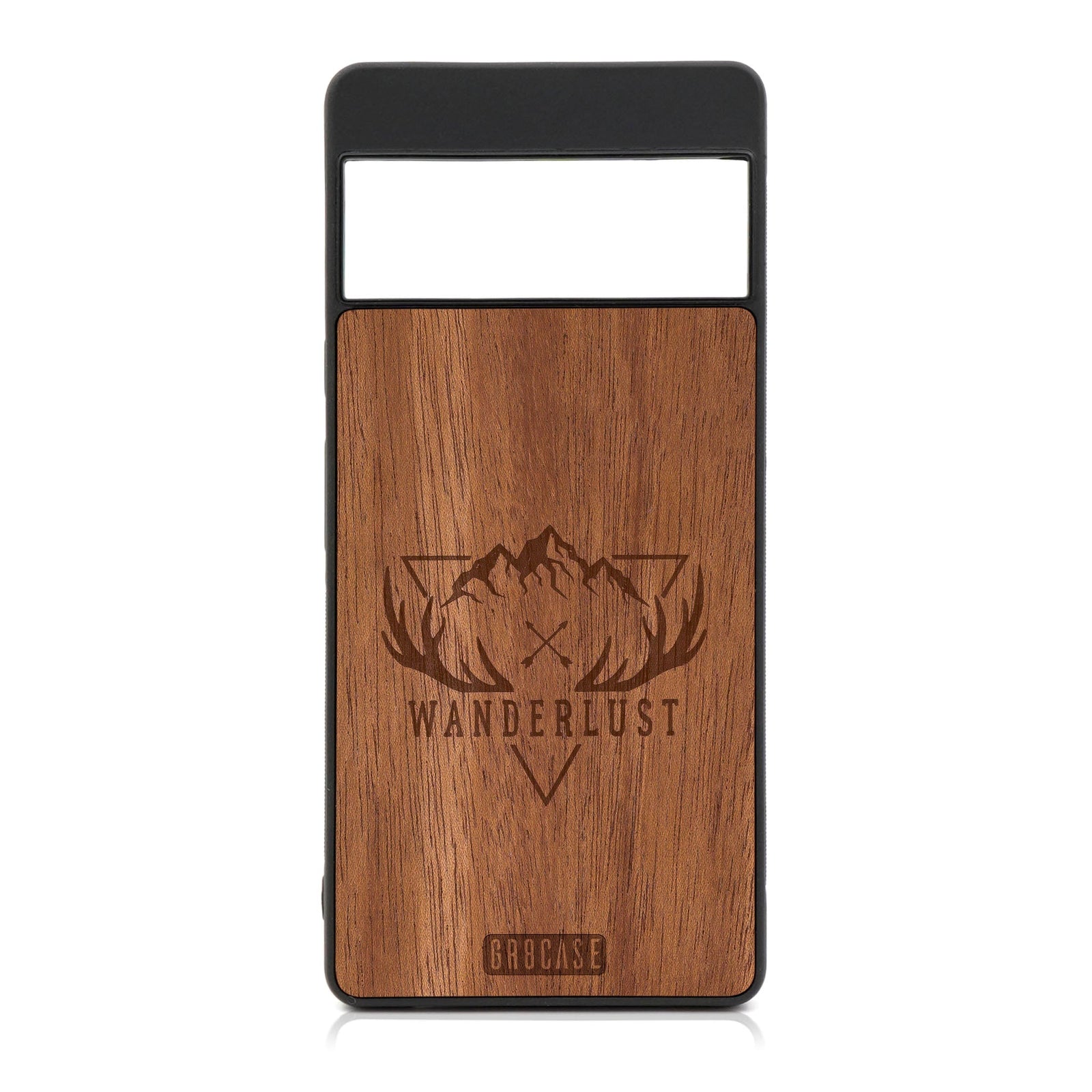 Wanderlust Design Wood Case For Google Pixel 7