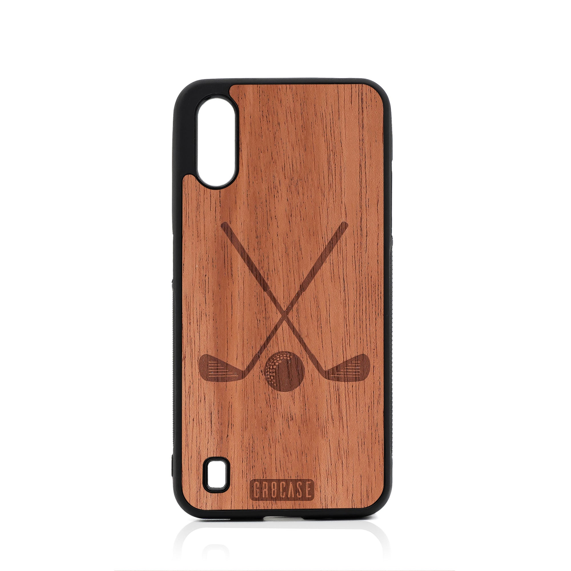 Golf Design Wood Case For Samsung Galaxy A01