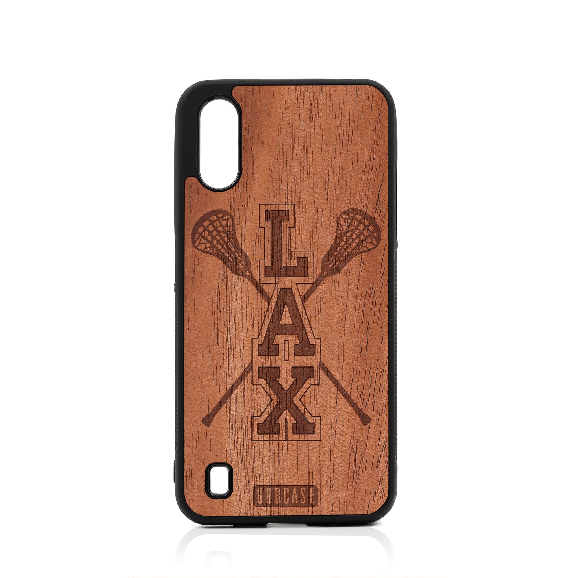 Lacrosse (LAX) Sticks Design Wood Case For Samsung Galaxy A01