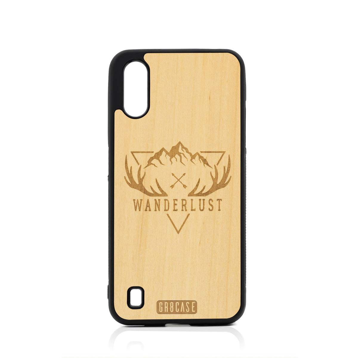 Wanderlust Design Wood Case For Samsung Galaxy A01