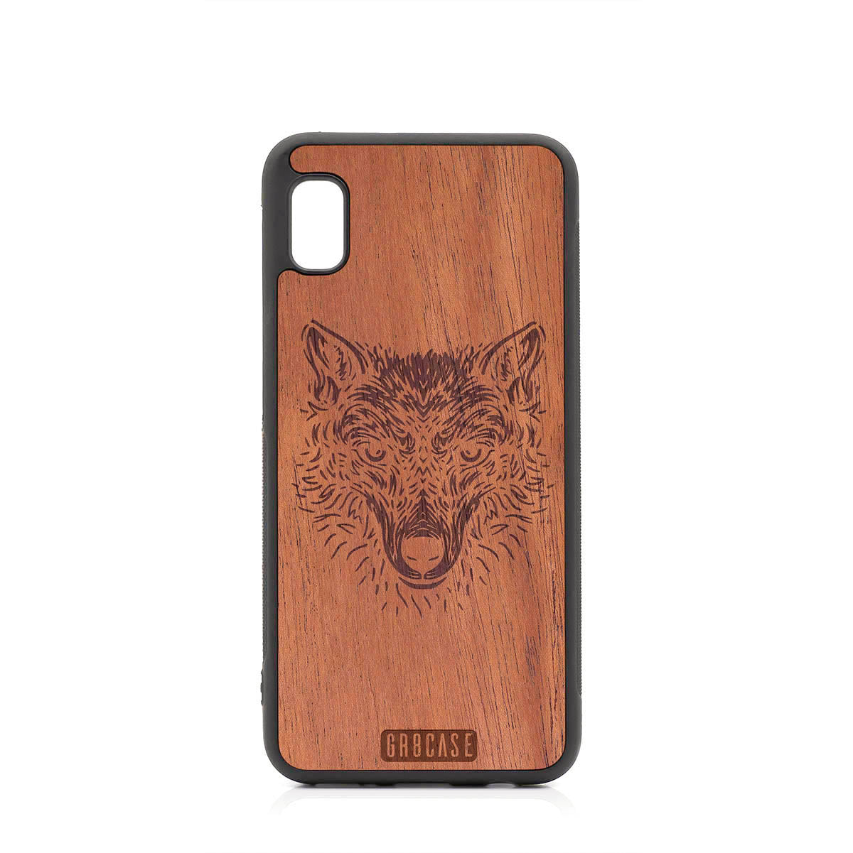 Furry Wolf Design Wood Case For Samsung Galaxy A10E