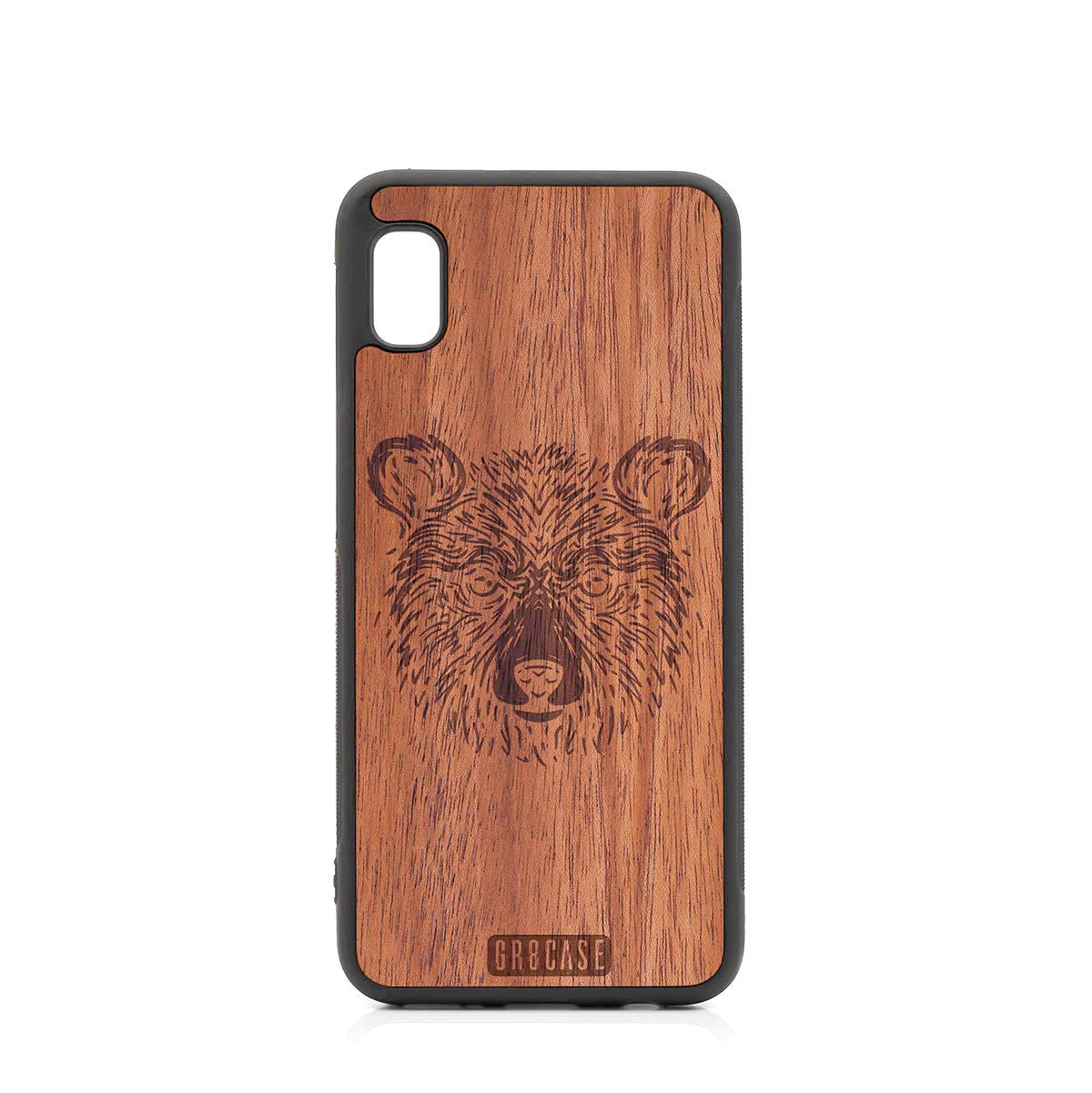 Furry Bear Design Wood Case For Samsung Galaxy A10E