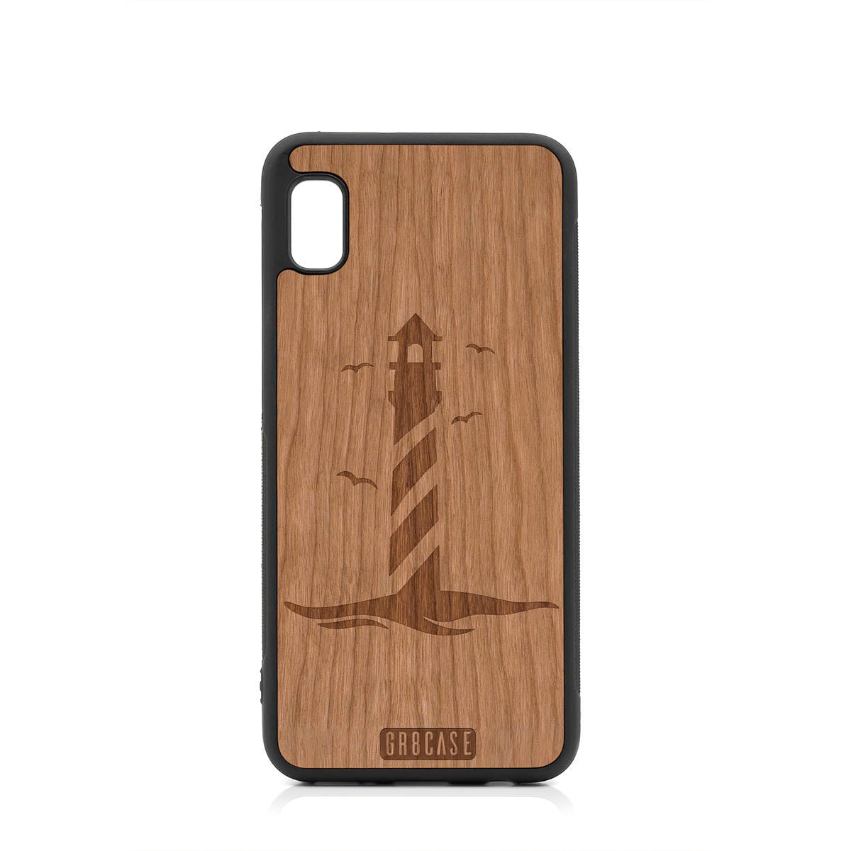 Lighthouse Design Wood Case For Samsung Galaxy A10E
