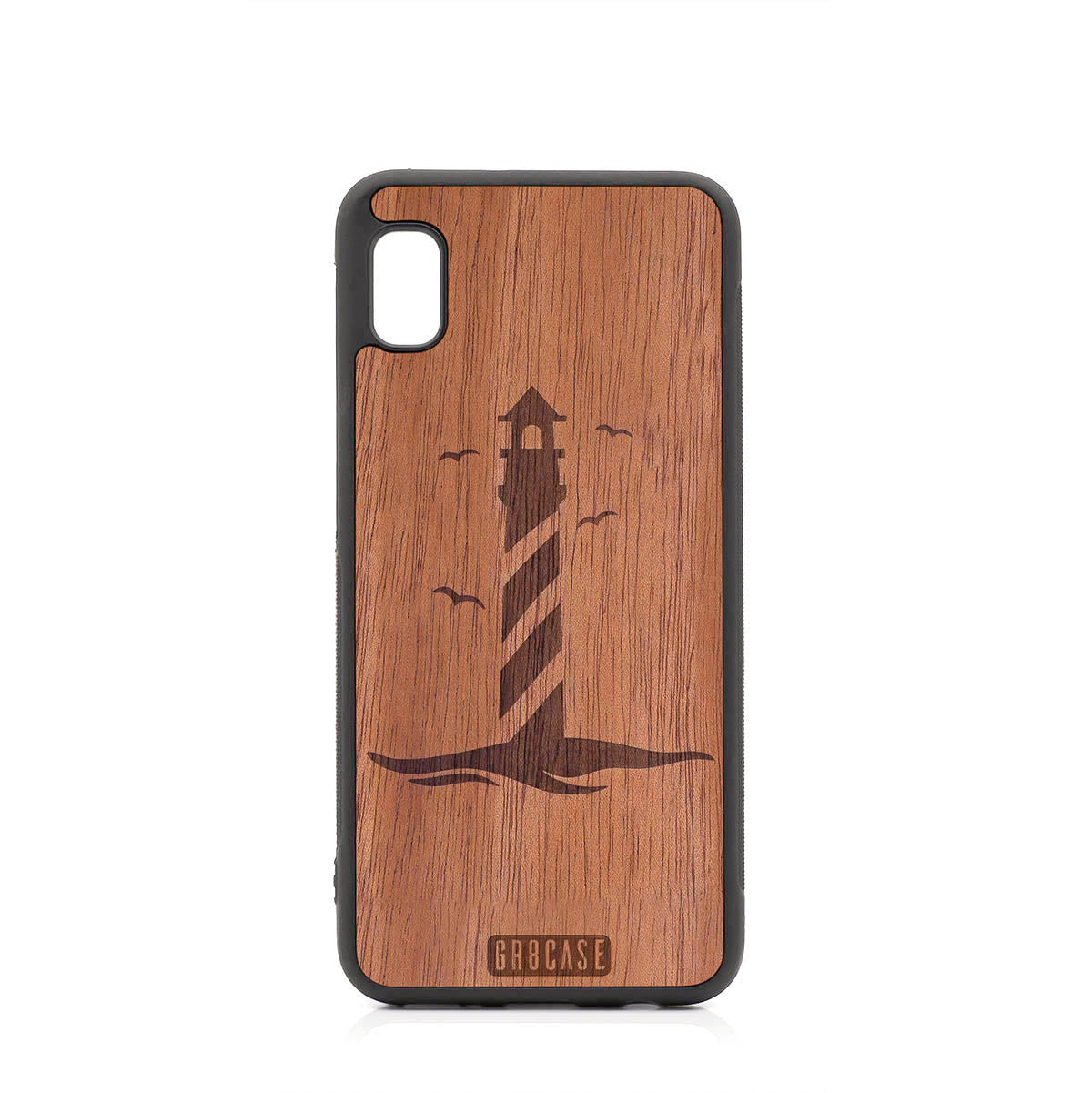Lighthouse Design Wood Case For Samsung Galaxy A10E