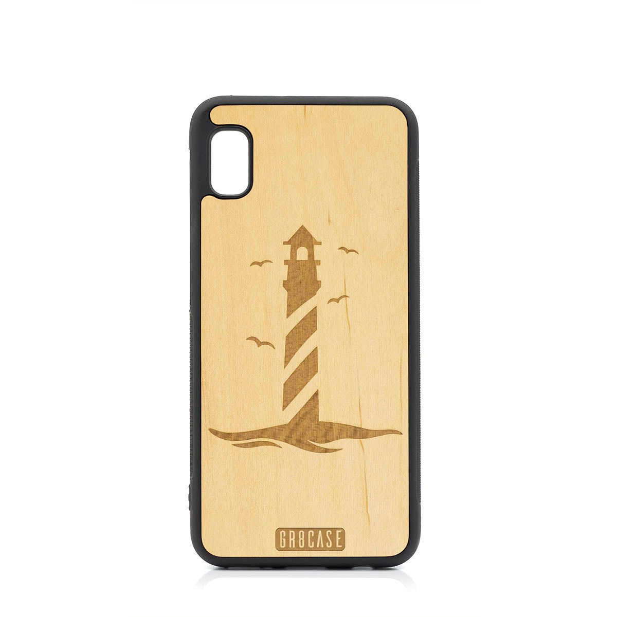 Lighthouse Design Wood Case For Samsung Galaxy A10E