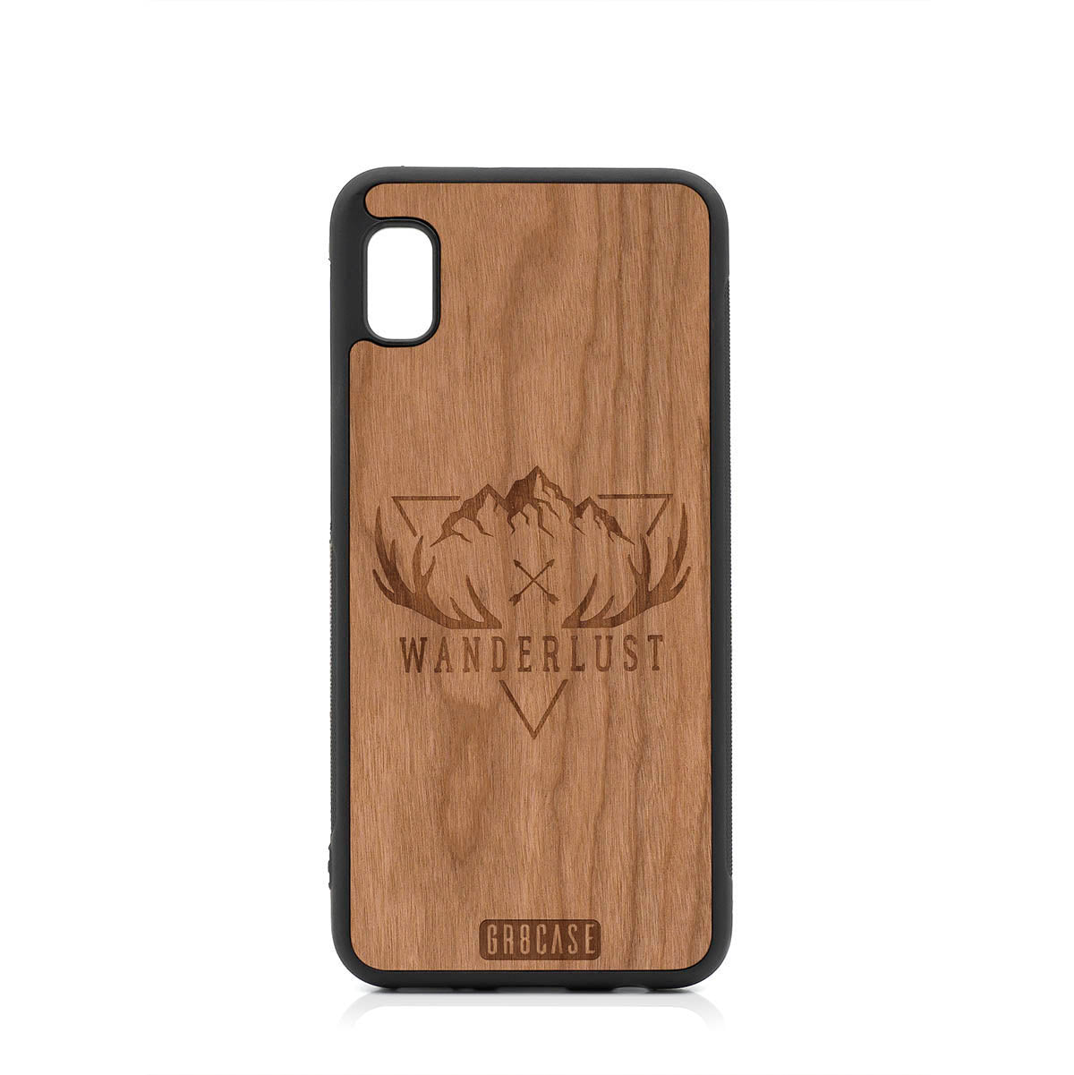 Wanderlust Design Wood Case For Samsung Galaxy A10E