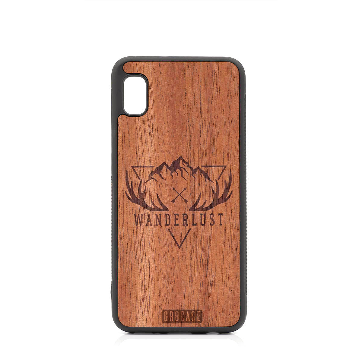 Wanderlust Design Wood Case For Samsung Galaxy A10E