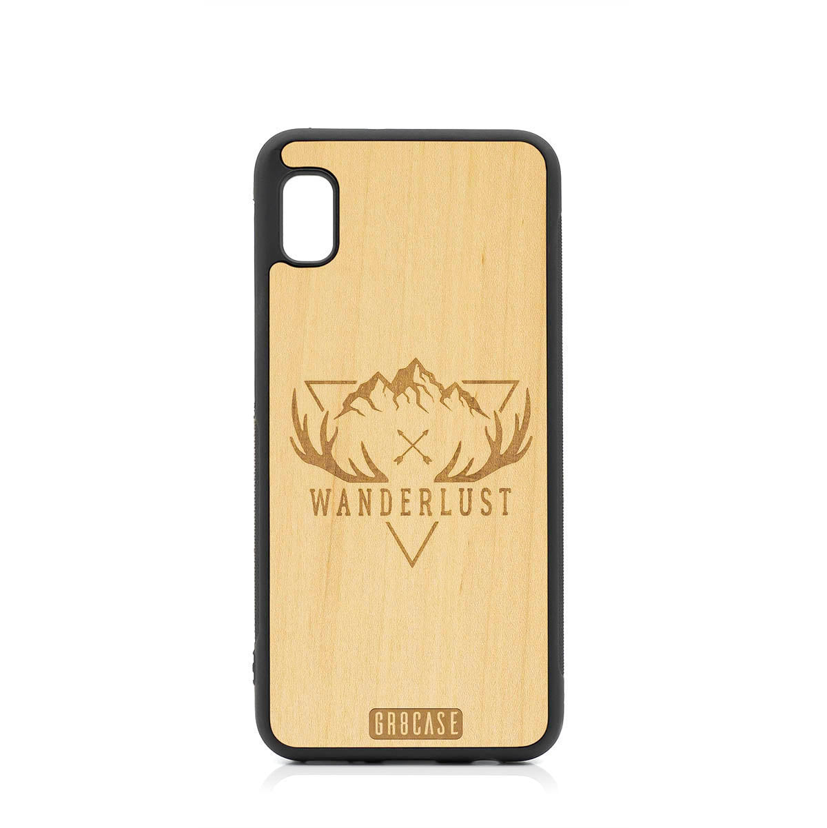 Wanderlust Design Wood Case For Samsung Galaxy A10E