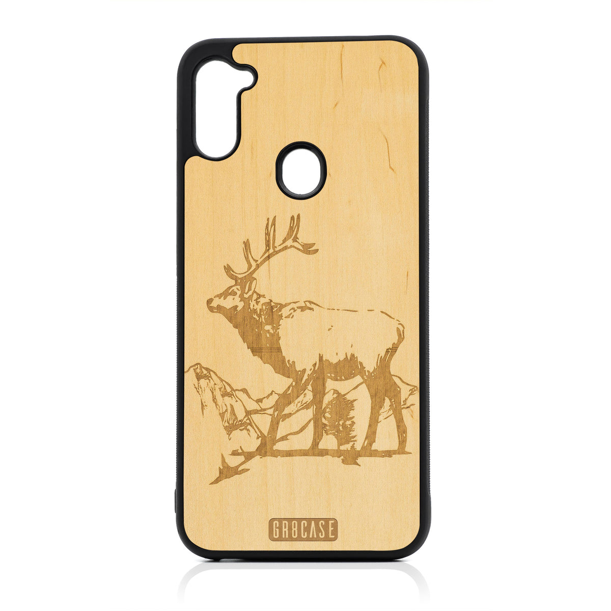 Elk Design Wood Case For Samsung Galaxy A11