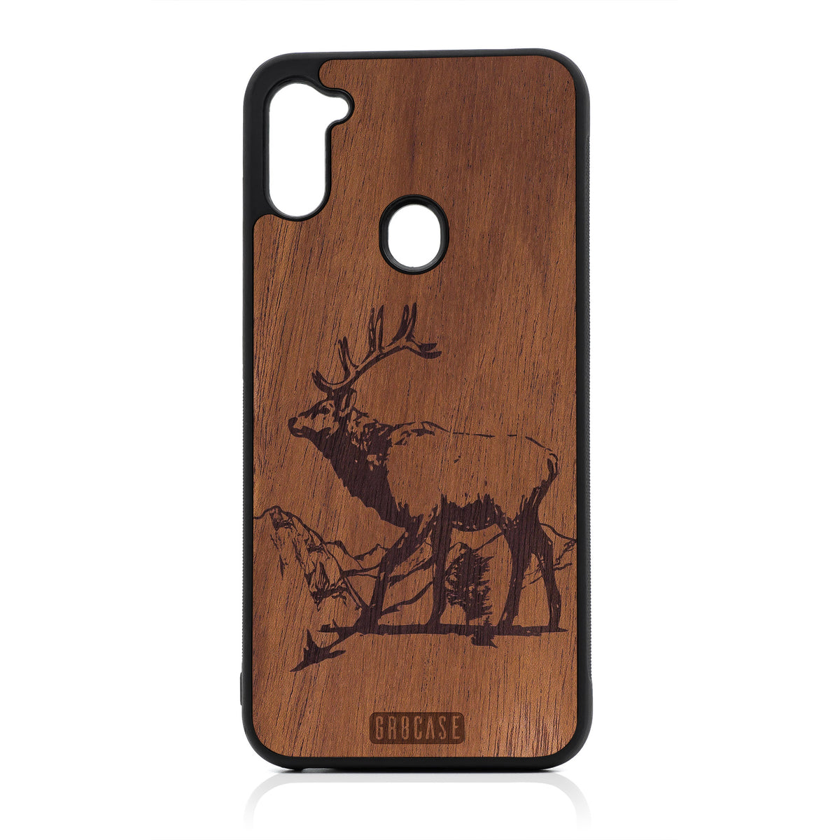 Elk Design Wood Case For Samsung Galaxy A11
