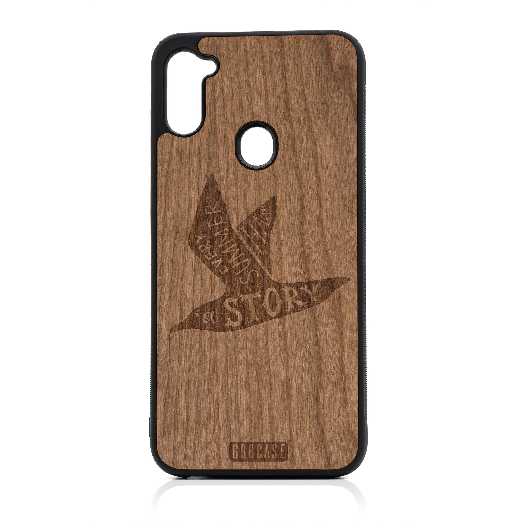 Every Summer Has A Story (Seagull) Design Wood Case For Samsung Galaxy A11