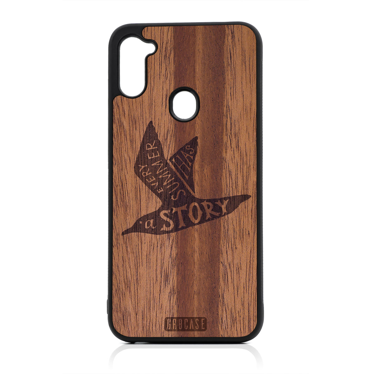 Every Summer Has A Story (Seagull) Design Wood Case For Samsung Galaxy A11