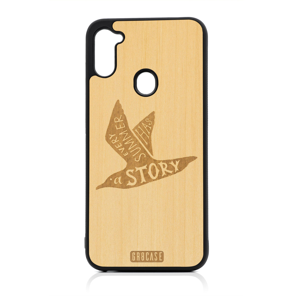 Every Summer Has A Story (Seagull) Design Wood Case For Samsung Galaxy A11