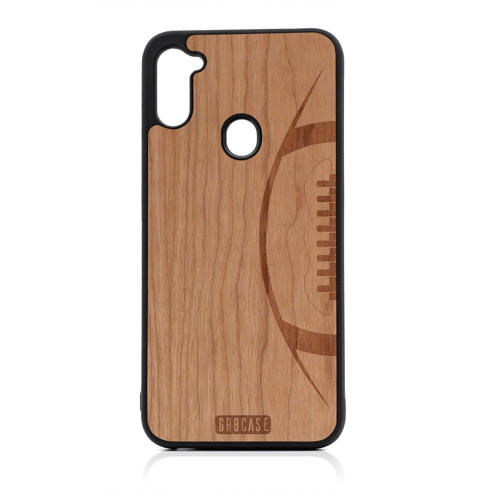 Football Design Wood Case For Samsung Galaxy A11