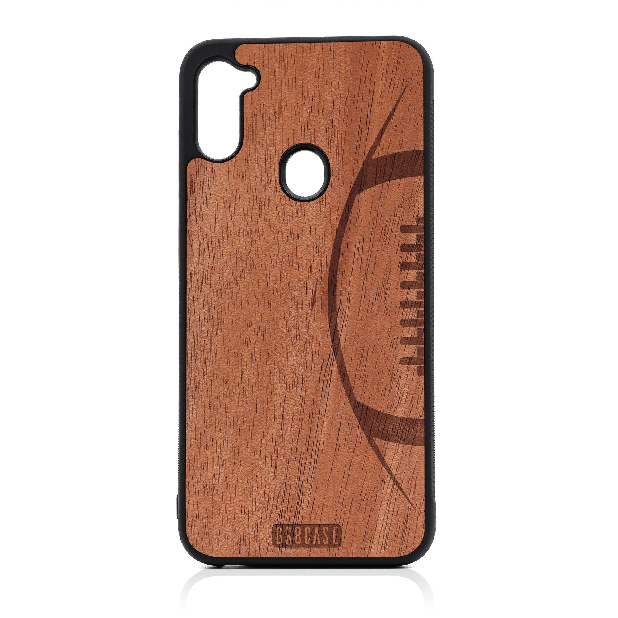 Football Design Wood Case For Samsung Galaxy A11