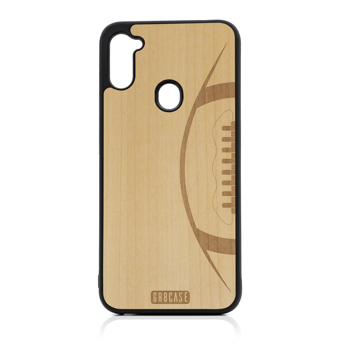 Football Design Wood Case For Samsung Galaxy A11
