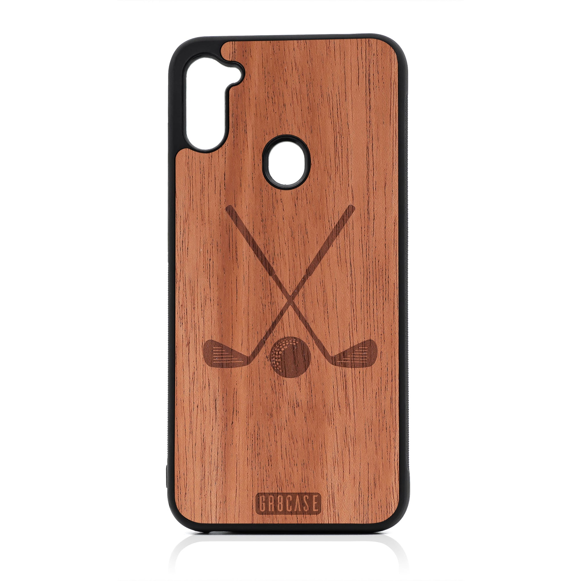 Golf Design Wood Case For Samsung Galaxy A11