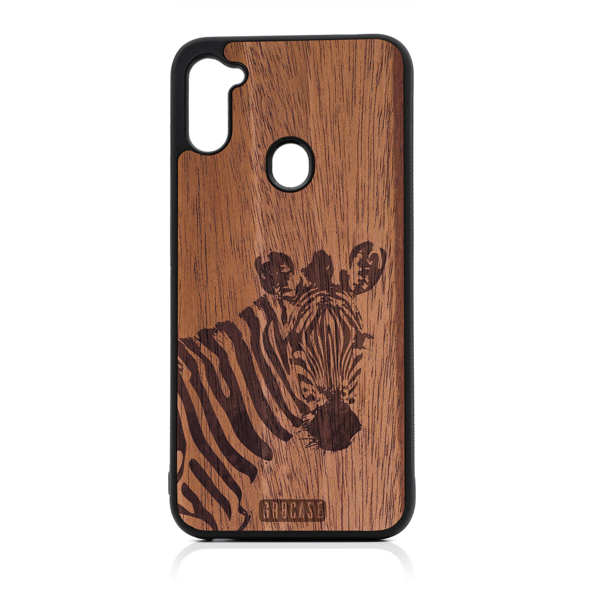 Lookout Zebra Design Wood Case For Samsung Galaxy A11