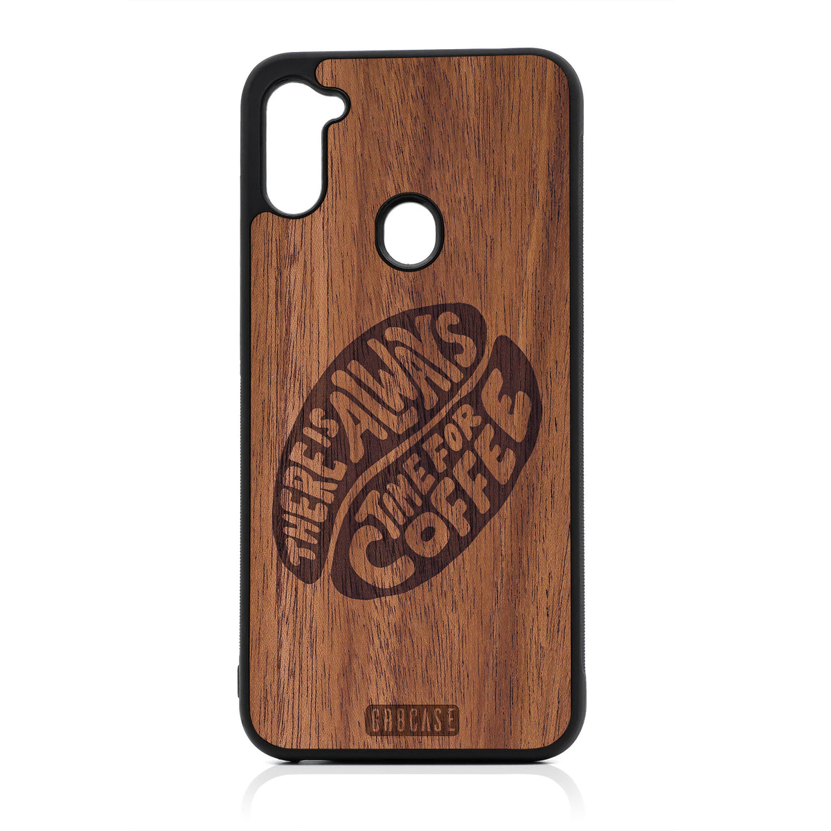 There Is Always Time For Coffee Design Wood Case For Samsung Galaxy A11