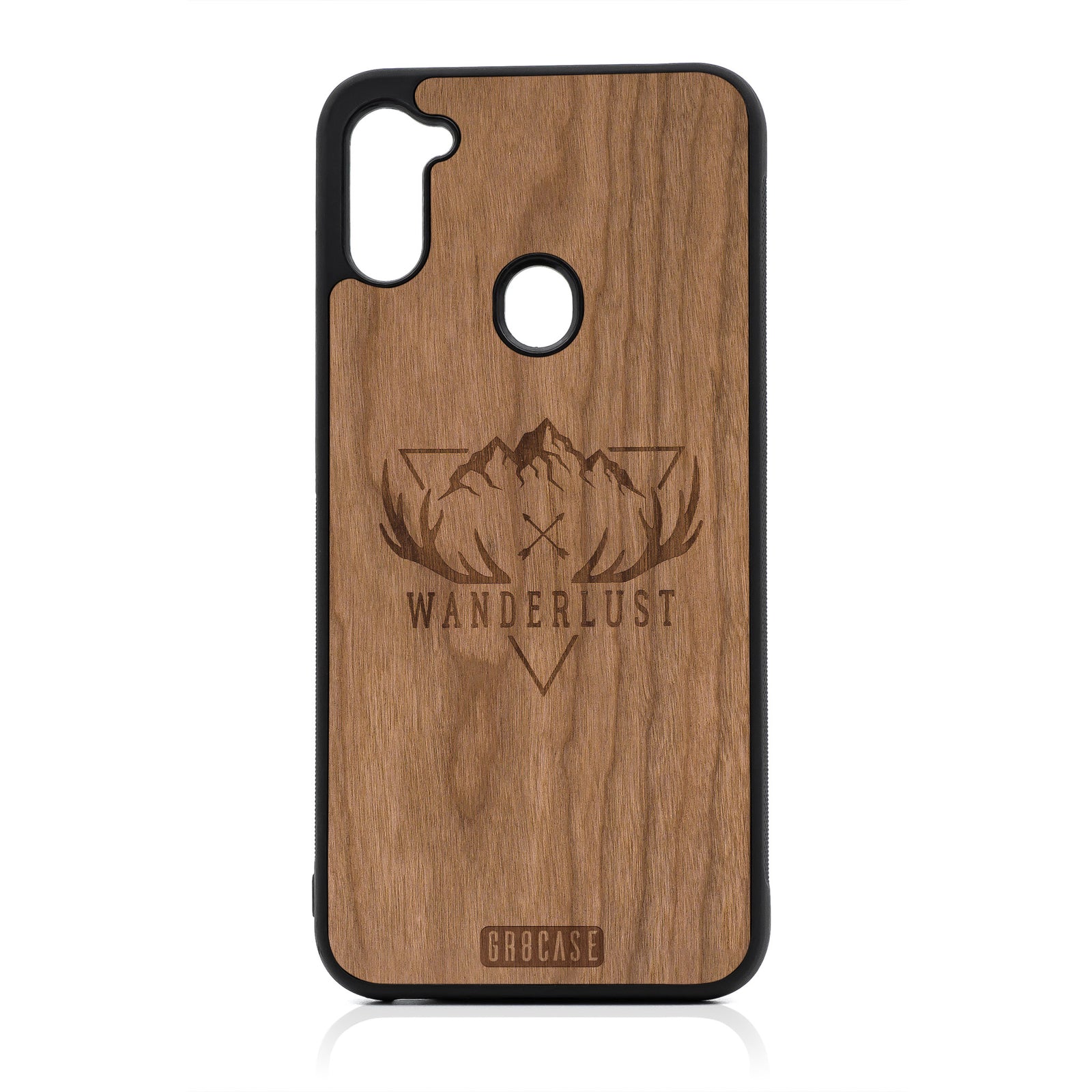 Wanderlust Design Wood Case For Samsung Galaxy A11