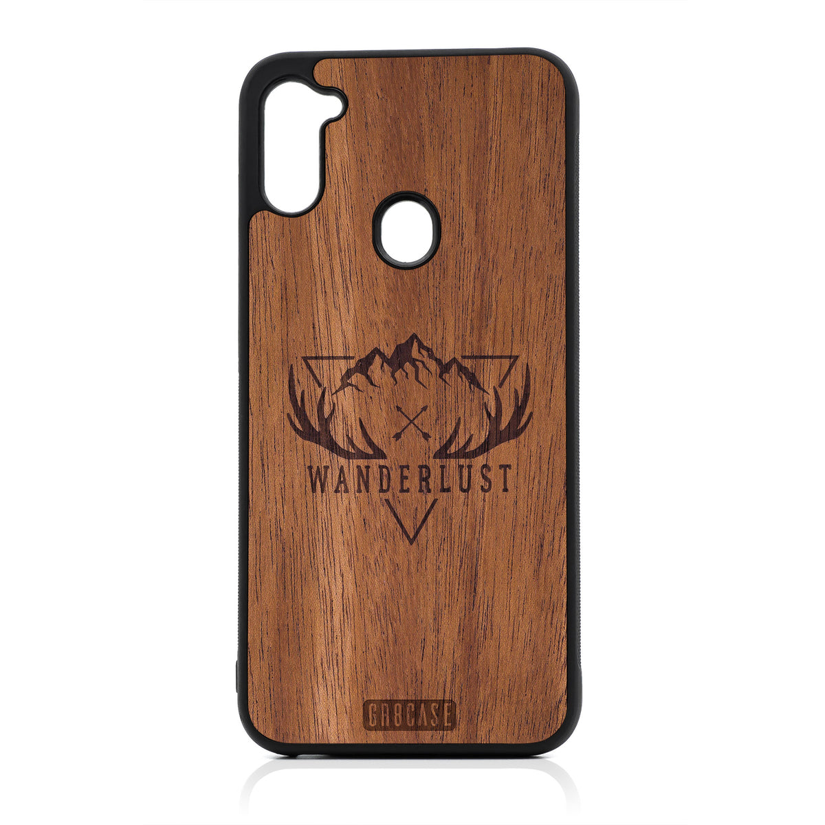 Wanderlust Design Wood Case For Samsung Galaxy A11