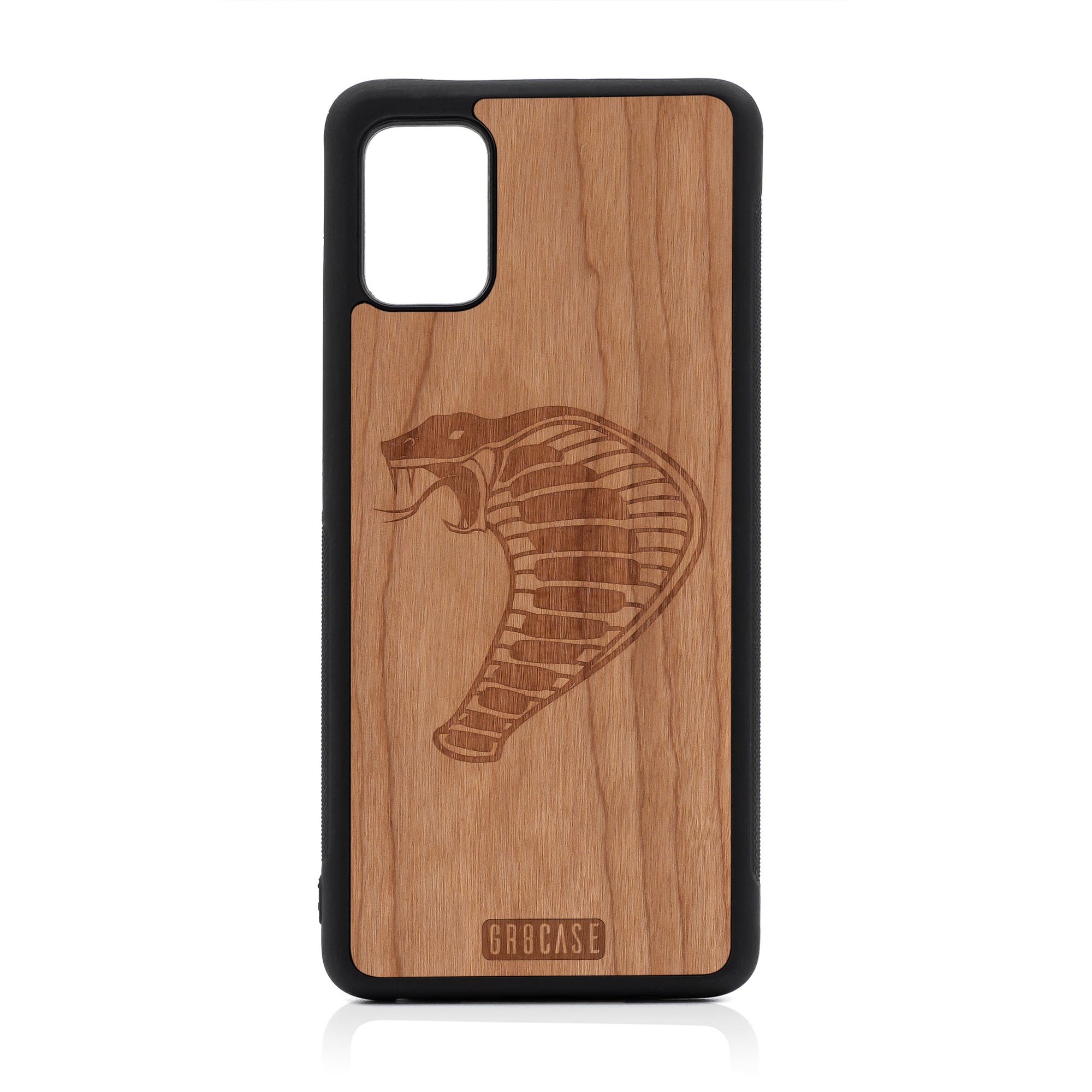 Cobra Design Wood Case For Samsung Galaxy A51