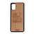 Eat Sleep Softball Repeat Design Wood Case For Samsung Galaxy A51 5G